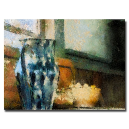 Lois Bryan 'Still Life With Blue Jug' Canvas Art,30x47